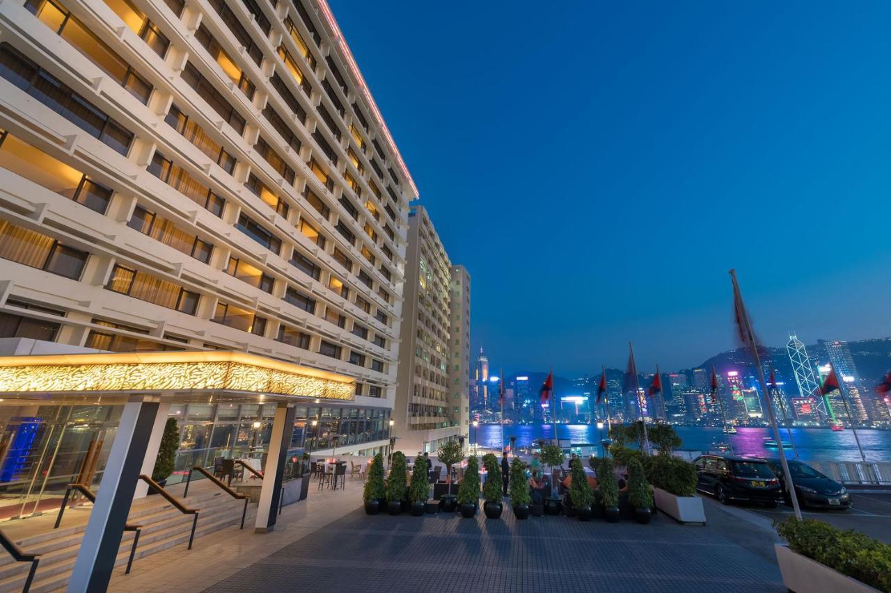 Marco Polo Hongkong Hotel Ngoại thất bức ảnh The hotel's entrance